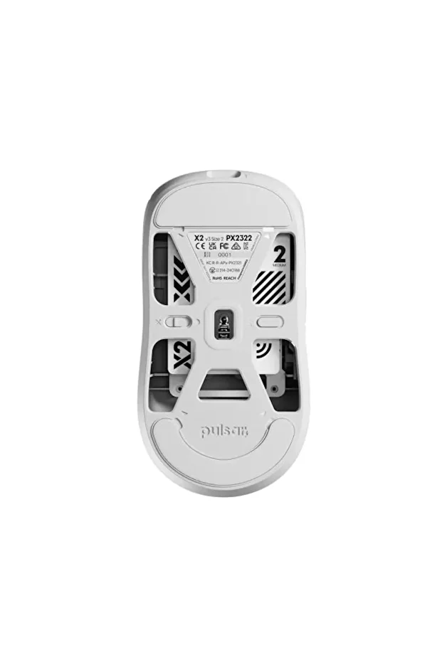 X2 v3 XS-1 Sensör Beyaz Kablosuz Size 2 Medium Simetrik Gaming Mouse (PX2322) - 4