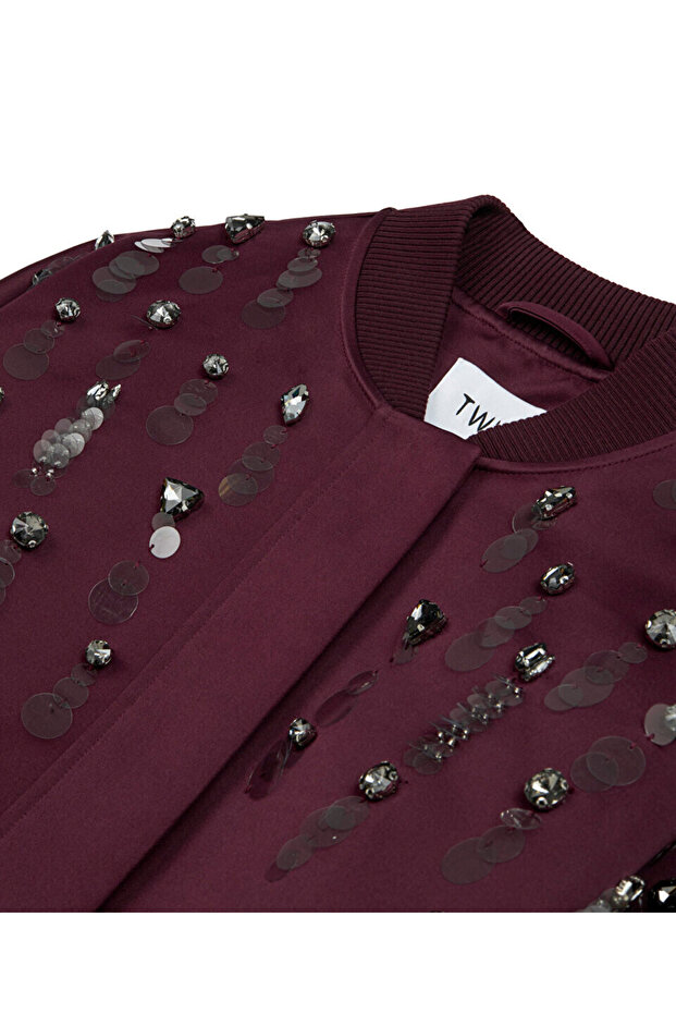 İŞLEMELİ BOMBER MONT - 4