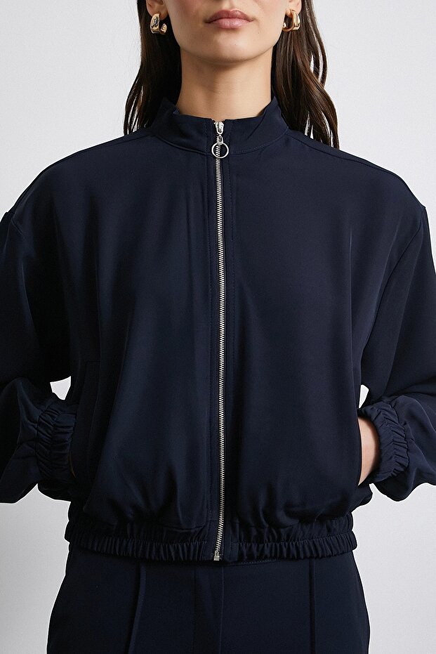 Bomber Ceket Lacivert - 5