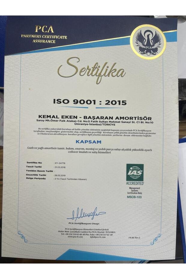 Opel Corsa C 2000-2006 Compatible Coilover Adjustable Shock Absorber 10 cm - 2