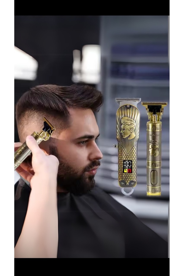 Dragon Çelik Set | Saç Sakal Ense Vücut Tıraş | Kablosuz | 1 Yıl Garanti! - 4