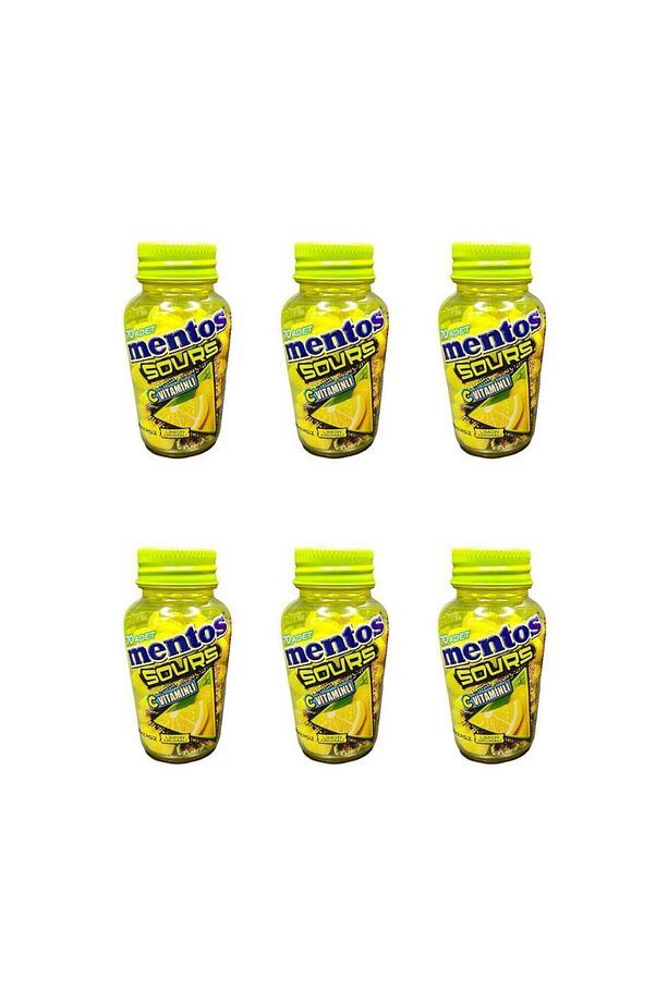 Sours Limon Aromalı C Vitaminli Tablet Şekerleme 49 g x 6 Adet - 1