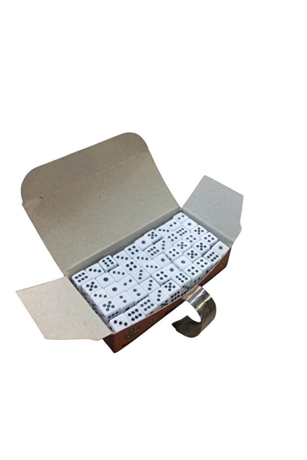 لعبة الطاولة، Okey Zarı Bison Box Dice (8 مم) - 2