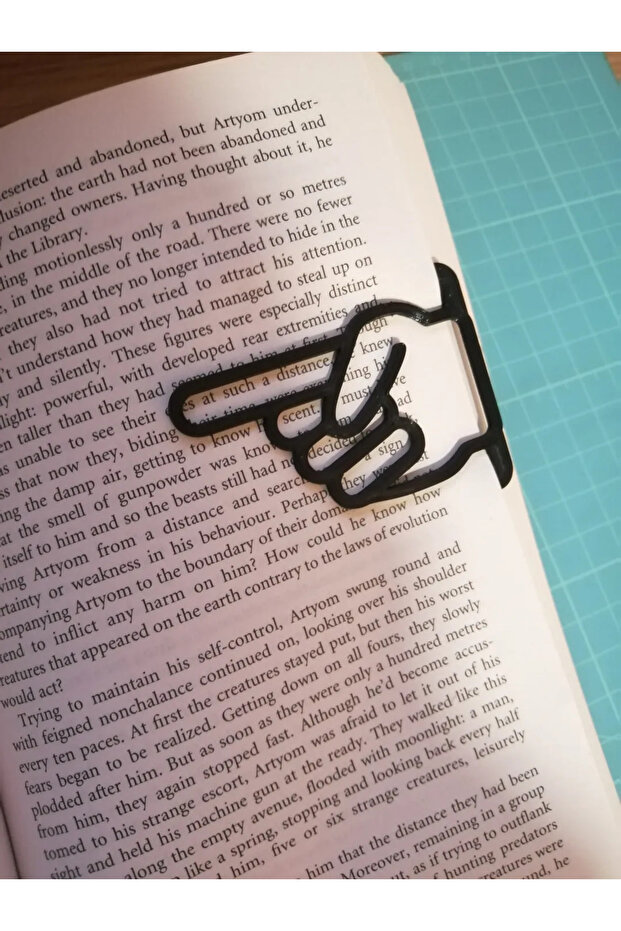Book Marker with Finger Pointer 5 Pieces - Stylish and Functional Design