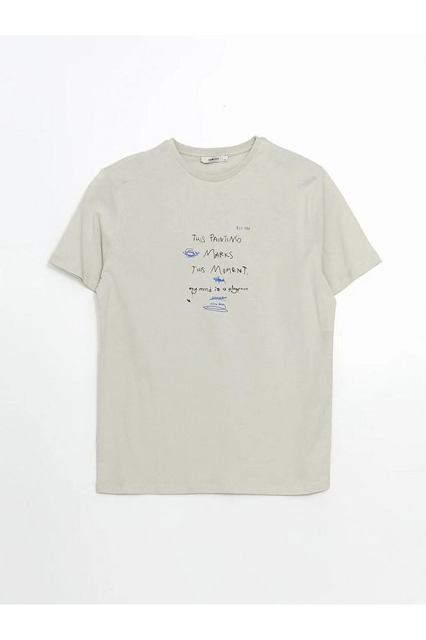 LCW ECO Gri Standart Kalıp Erkek Pijama Takımı - 4