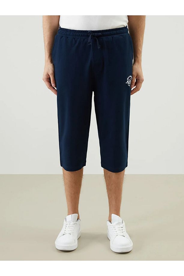 Standart Kalıp Erkek Pijama Alt Şort - 2