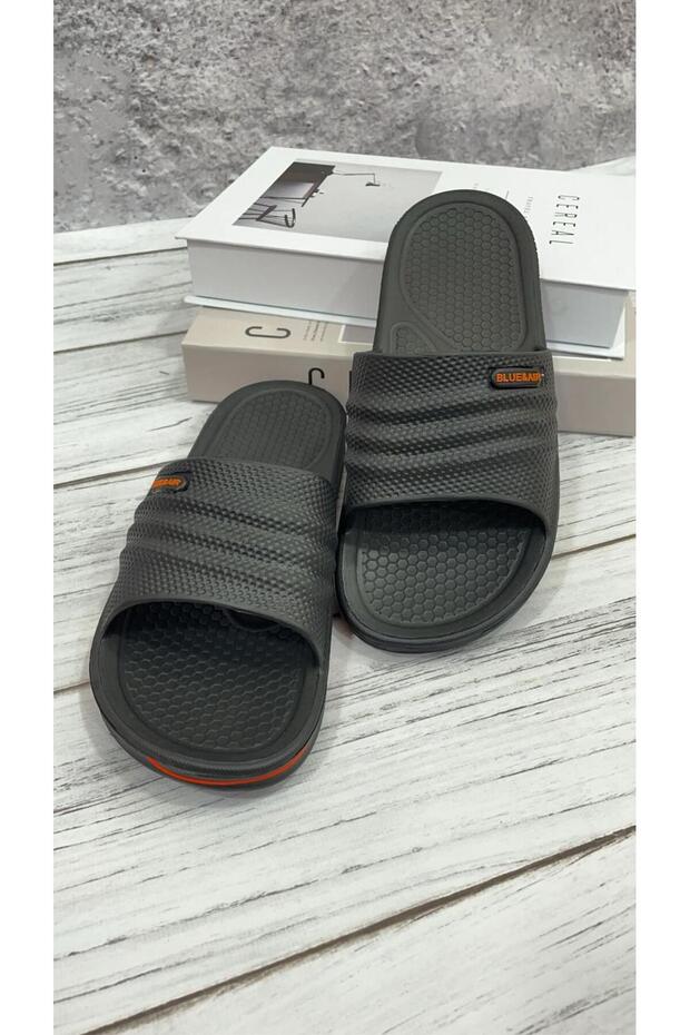 Men's Stripe Detailed Garden and Beach Slippers