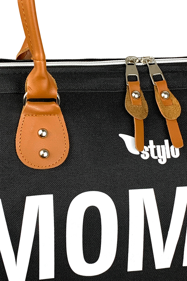 Mommy Bag Usa Anne Bebek Bakım Ve Kadın Çantası - Siyah - 5