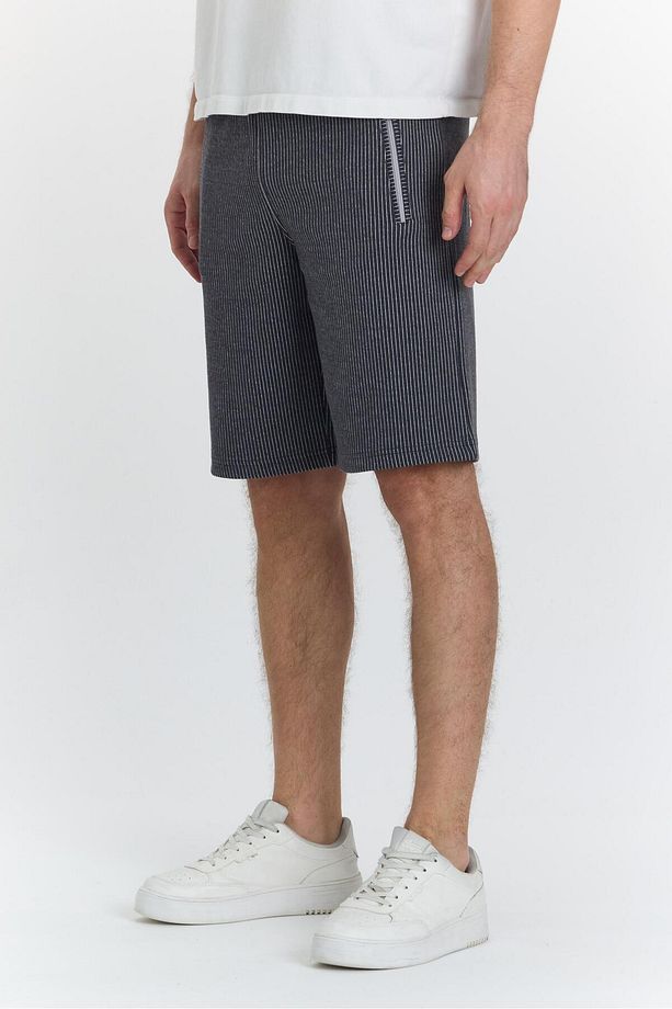 Erkek Polycotton Şort Füme 6044-F - 1
