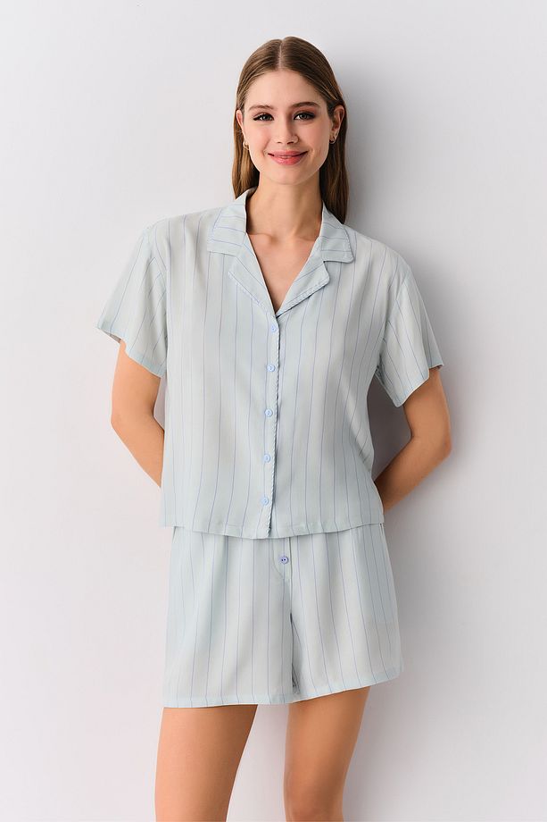 Sugar Maskülen Şort Pijama Takımı - 1