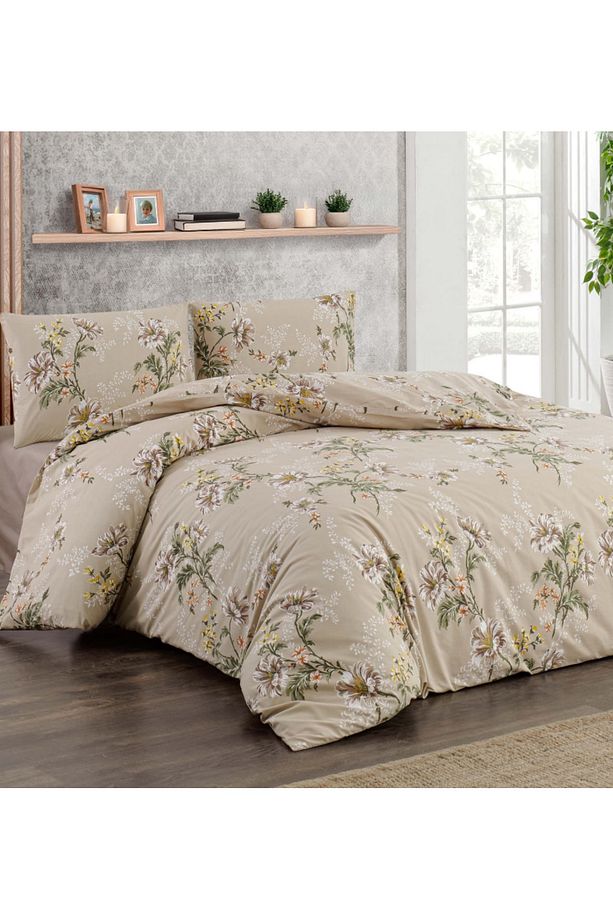 Kristal Ranforce Tek Kişilik Nevresim Takımı Flora - 2