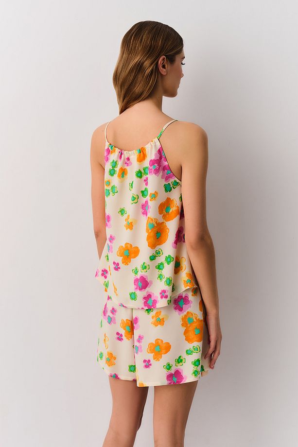 Cosmopolitan Şort Pijama Takımı - 4