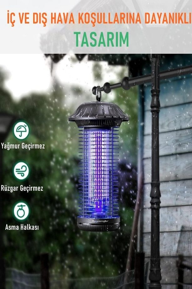 MO8C UV-LED İç Ve Dış Mekan Elektrikli Sinek Öldürücü Sivri Sinek Öldürücü Lamba - 2