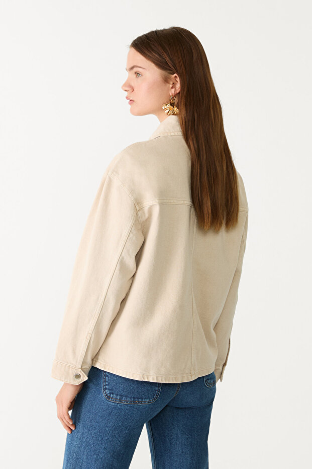 Twill jacket with pockets - 3