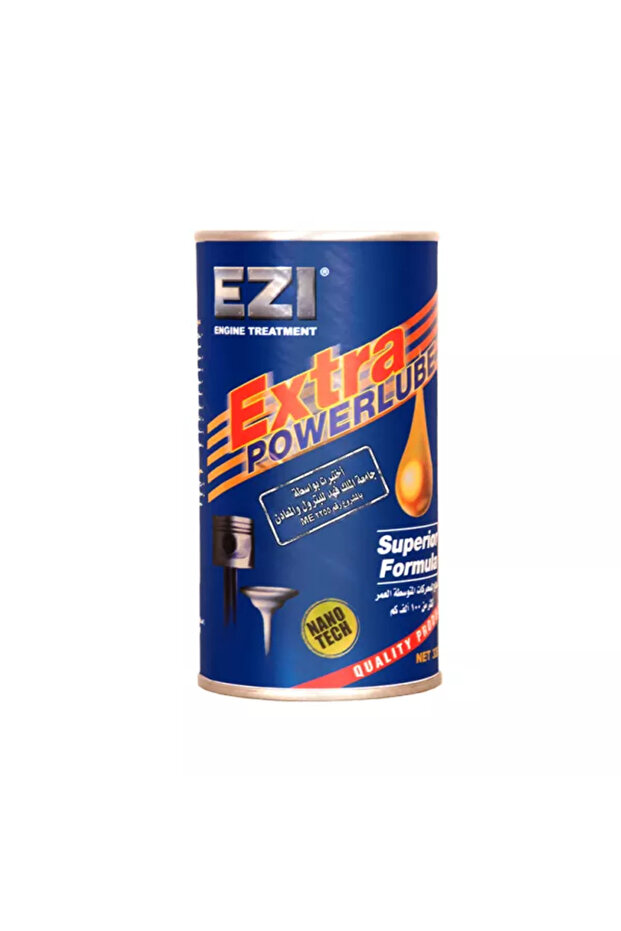 Extra Powerlube Superior Formula Engine Oil Treatment 326 ml, Blue Friction-Reducing Additive Added to Engine Oil to Support Lubrication, Reduces Internal Wear, for Higher-Mileage Engines