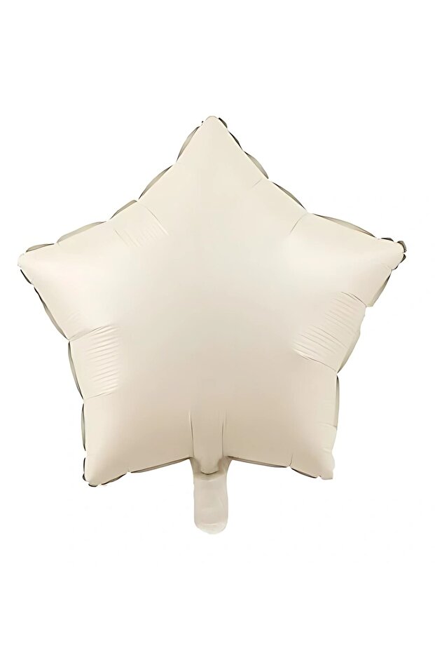 18 Inch Star Cream Color Foil Balloon