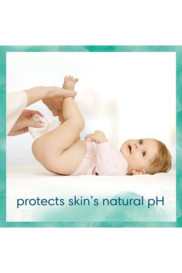Pampers Harmonie Islak Havlu Mendil Aqua Pure 48 Yaprak 2 Li Set (96 YAPRAK) Organik Pamuk - 8