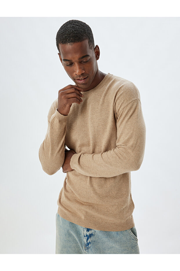 Knitwear Sweater Crew Neck Basic Viscose