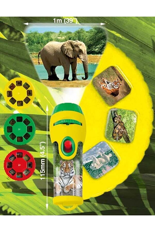 Flashlight projector - Wild animals - 2