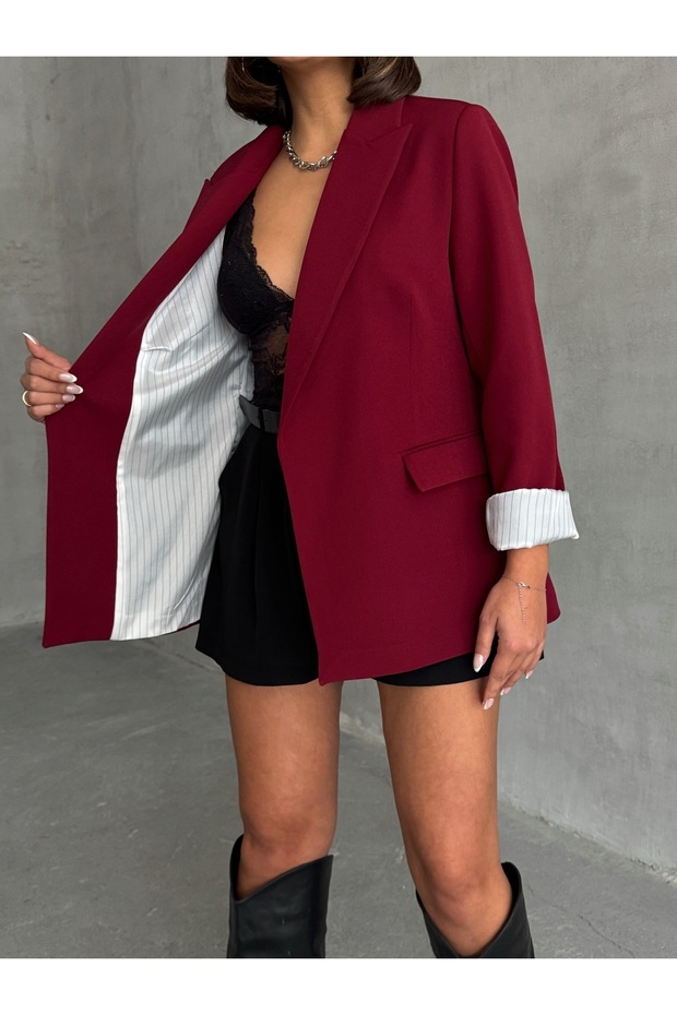 Jachetă cu căptușeală pentru damă - 8