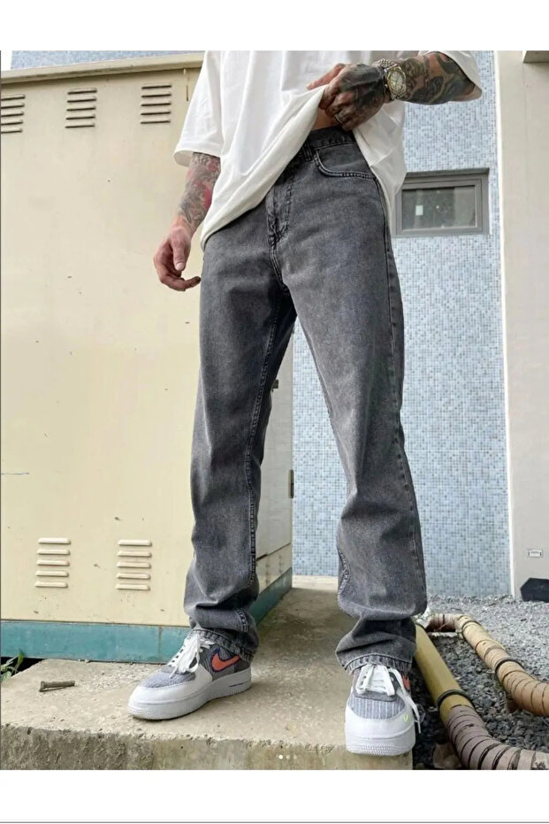 Perive sive široke pantalone - 1