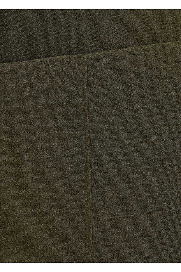 Düz kesim triko pantolon - 6