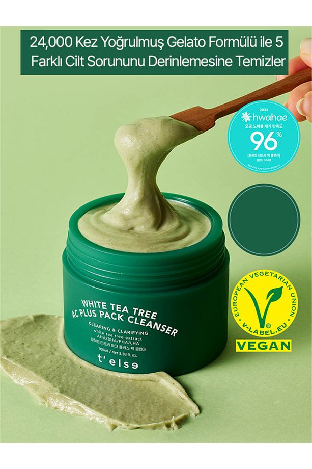 White Tea Tree (KOREANDBEAUTY) Ac Plus Pack Cleanser | Ve Siyah Nokta Karşıtı Temizleme Balmı 100ml - 2