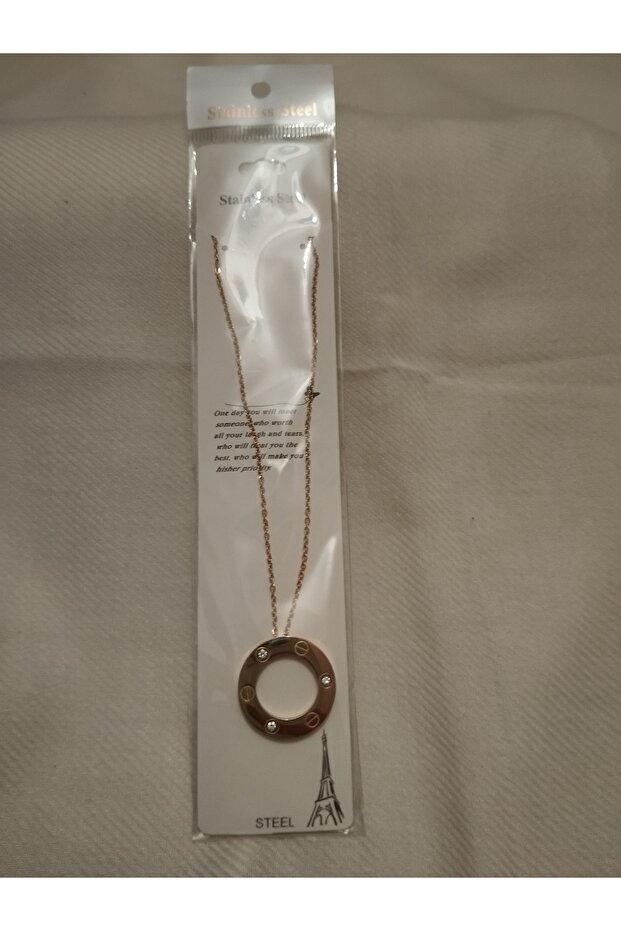 Altın taşlı kolye - 2