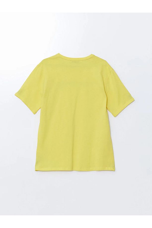 LCW ECO Sarı Standart Kalıp Erkek Şortlu Pijama Takımı - 3
