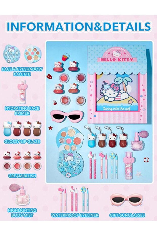 hello kitty sheglam seti - 2