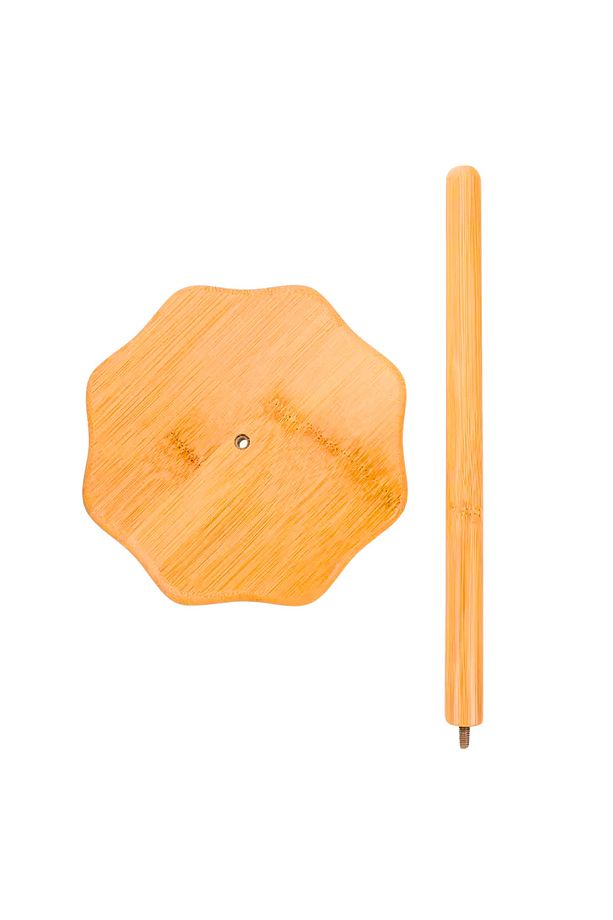 Çiçek Model Bambu Tezgah Üstü Kağıt Havluluk Standı, Bambu Kağıt Havlu Tutacağı Standı - 6