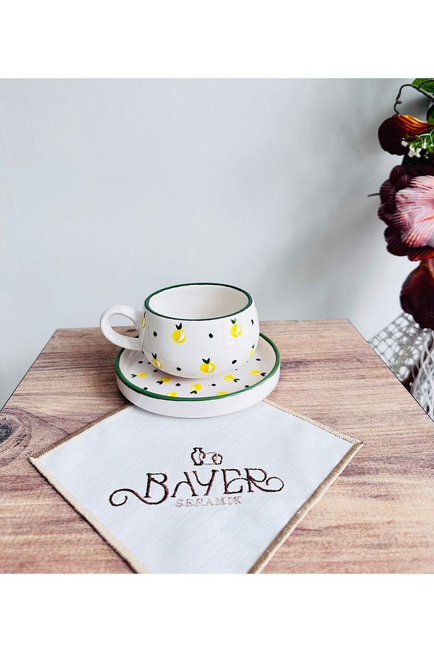 Seramik El Yapımı Filtre/Nescafe Kahve Fincanı - 3