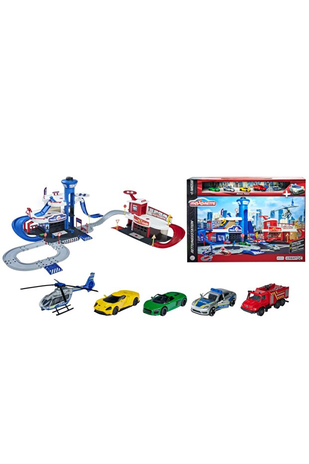 MAJORETTE CREATIX RESCUE SECTIONS SET - 6