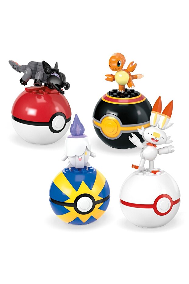 POKEMON MEGA SET 4 BALLS FIRE TEAM - 2