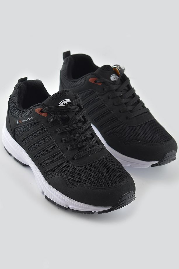 Mp 6803 Ortopedik Taban Siyah Unisex Spor Ayakkabı Hafif Eva Taban - 3