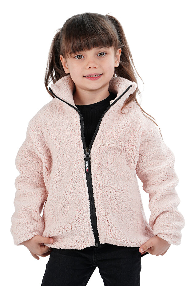 Girl's Welsoft Plush Sweatshirt Cardigan Jacket