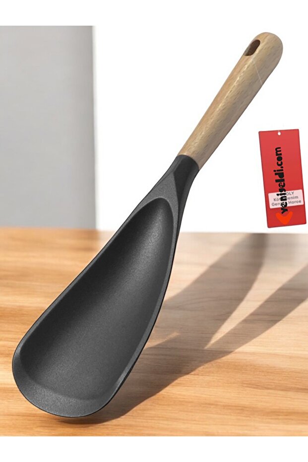1Pc Silicone Spoon (2 in 1) Spatula Nonstick