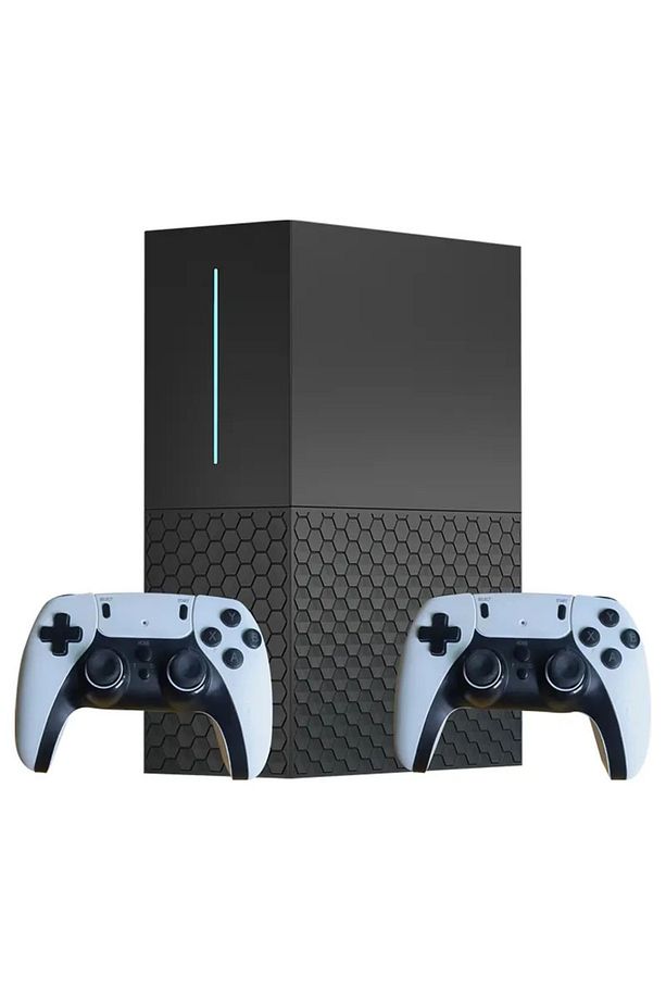 X12 500GB Android TV+GAME CUBE 4K HDMI +ETHERNET 3D Retro Arcade Oyun Konsolu - 1