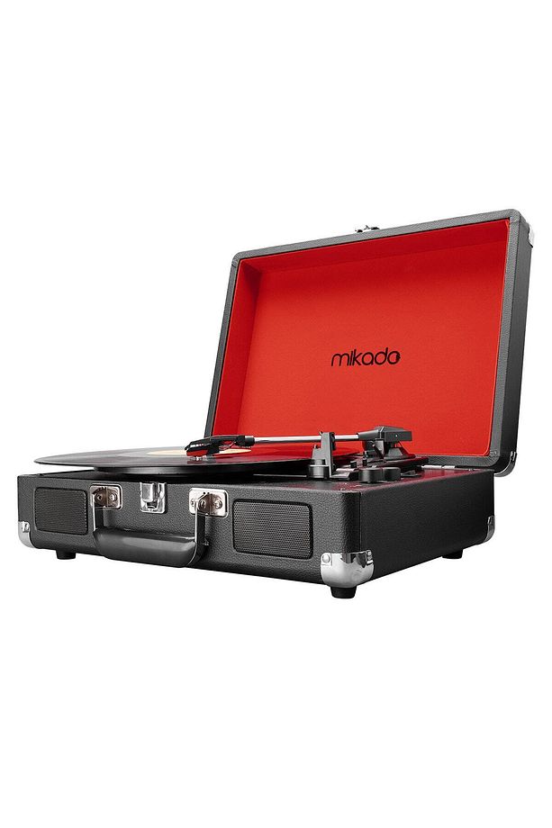 Nostalgia Mn-p317 Siyah Çanta Pikap Bluetooth Destekli Rca Müzik Kutusu - 5