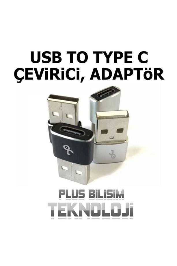 USB to Type C Dönüştürücü, Adaptör, Çevirici, Converter Usb A to Type C - 4