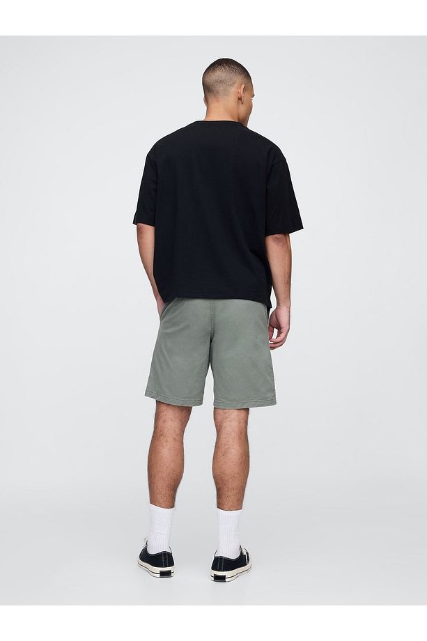 Erkek Yeşil Essential Khaki Şort - 6