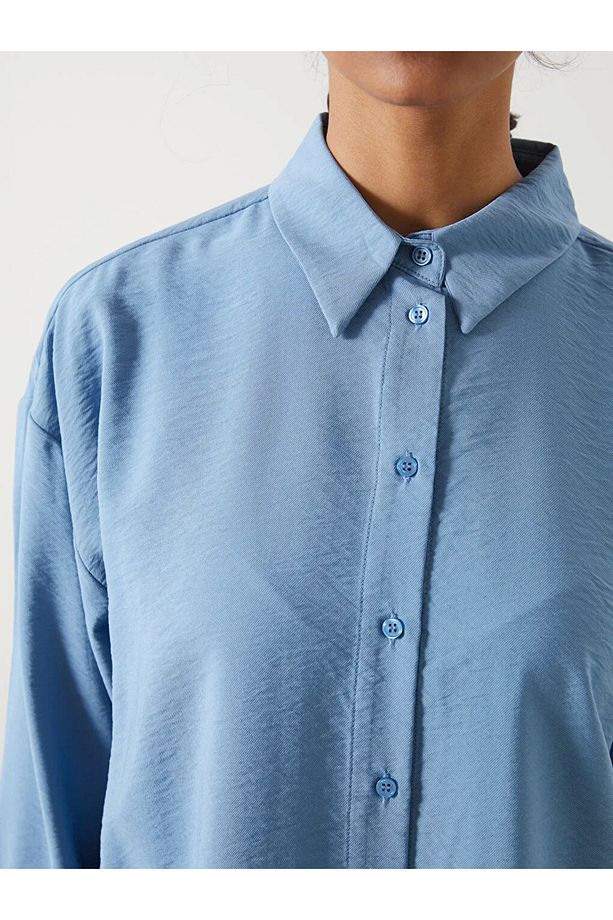LCW Modest  Oversize Kadın Gömlek Tunik - 3