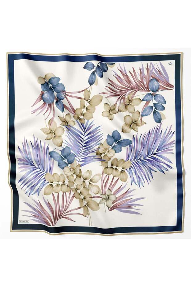 Eșarfă de mătase Tivil - 8946d-52 - 1