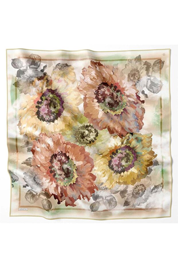 Eșarfă de mătase Tivil - 8951d-32 - 2