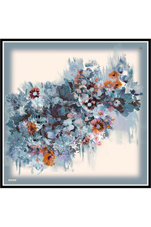 İpek Eşarp - 8949D-54 - Tivil - 3