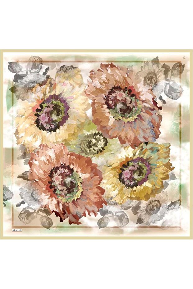 Eșarfă de mătase Tivil - 8951d-32 - 3