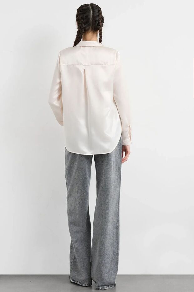 Saten Klasik Gömlek - 4