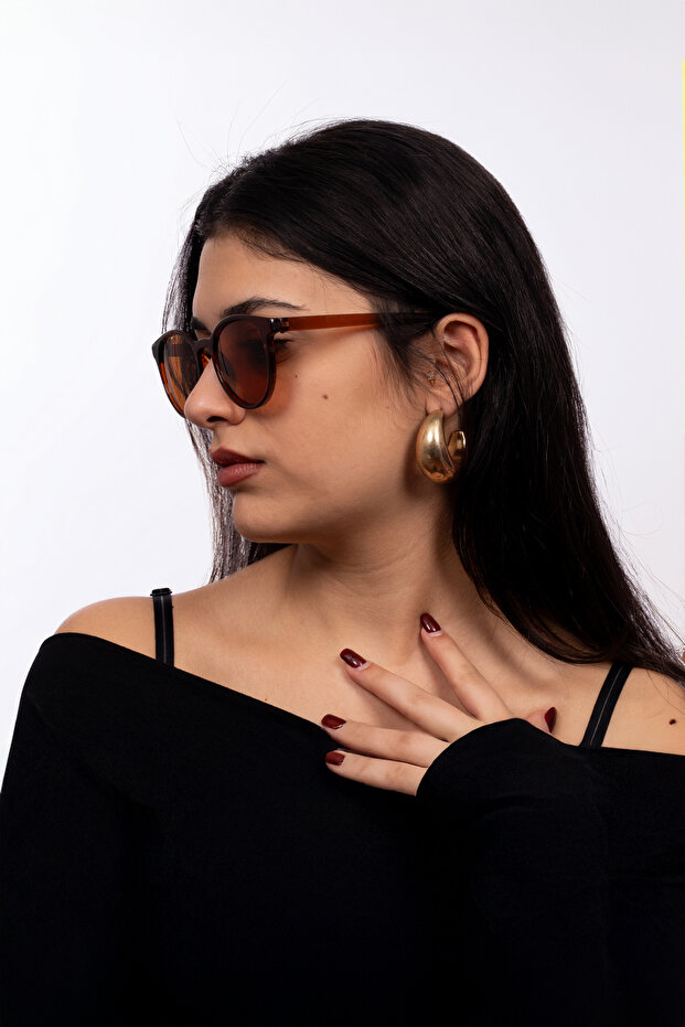 نظارات شمسية دائرية للجنسين UV400
