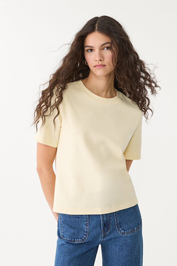 Basic Kalın Regular Fit T-shirt - 1