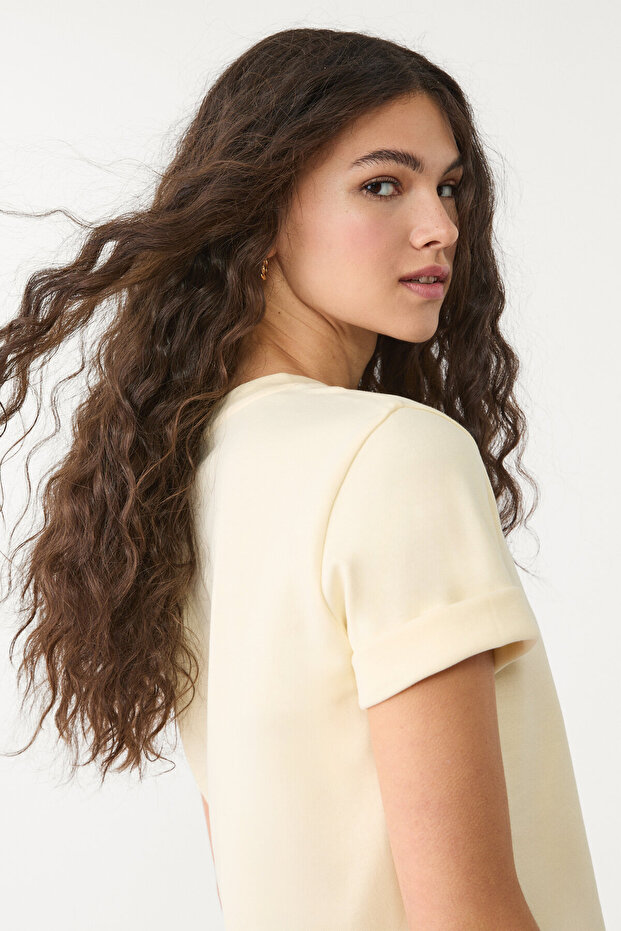 Basic Kalın Regular Fit T-shirt - 4